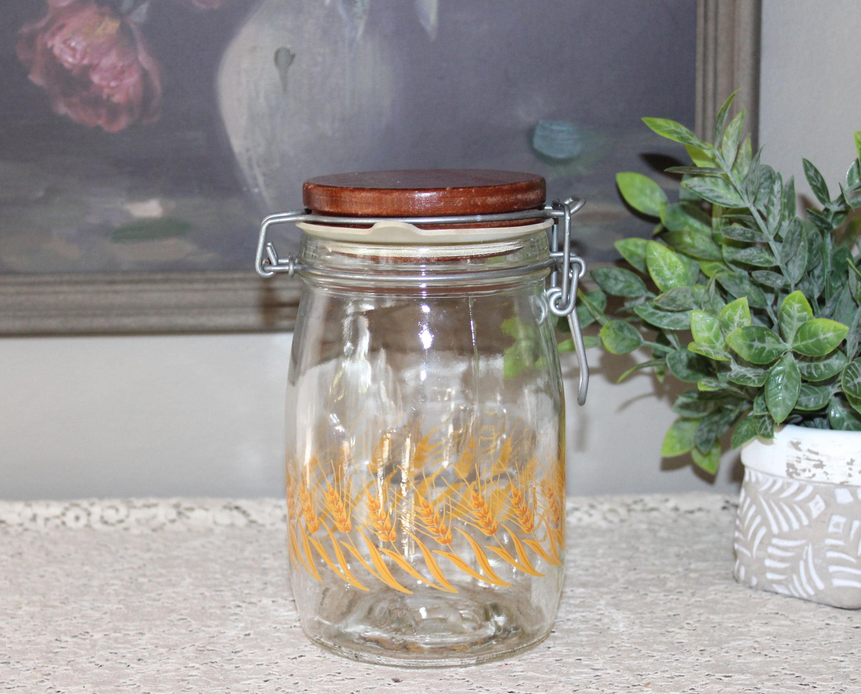 Glass Jars With Hinged Lid - Etsy