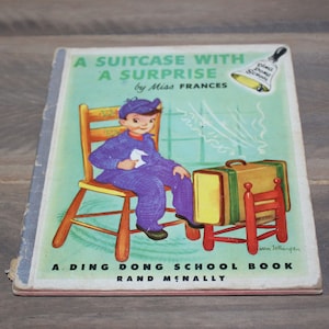 Ding Dong School Book A Suitcase With A Suprise By Miss Frances Rand McNally The Vintage 1953