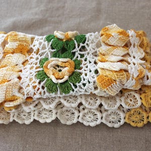 3 Vintage Crochet Lace Doilies For Home Decor Or Repurposing