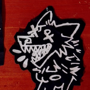 Dead Wolf DIY PUNK PATCH