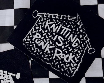 Stricken ist Punk DIY PUNK PATCH