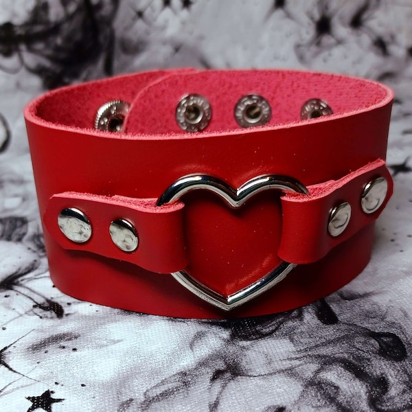 LOVE CUFF Genuine Leather Bracelet