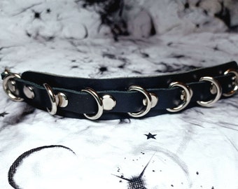 D-RING Genuine Leather Bracelet