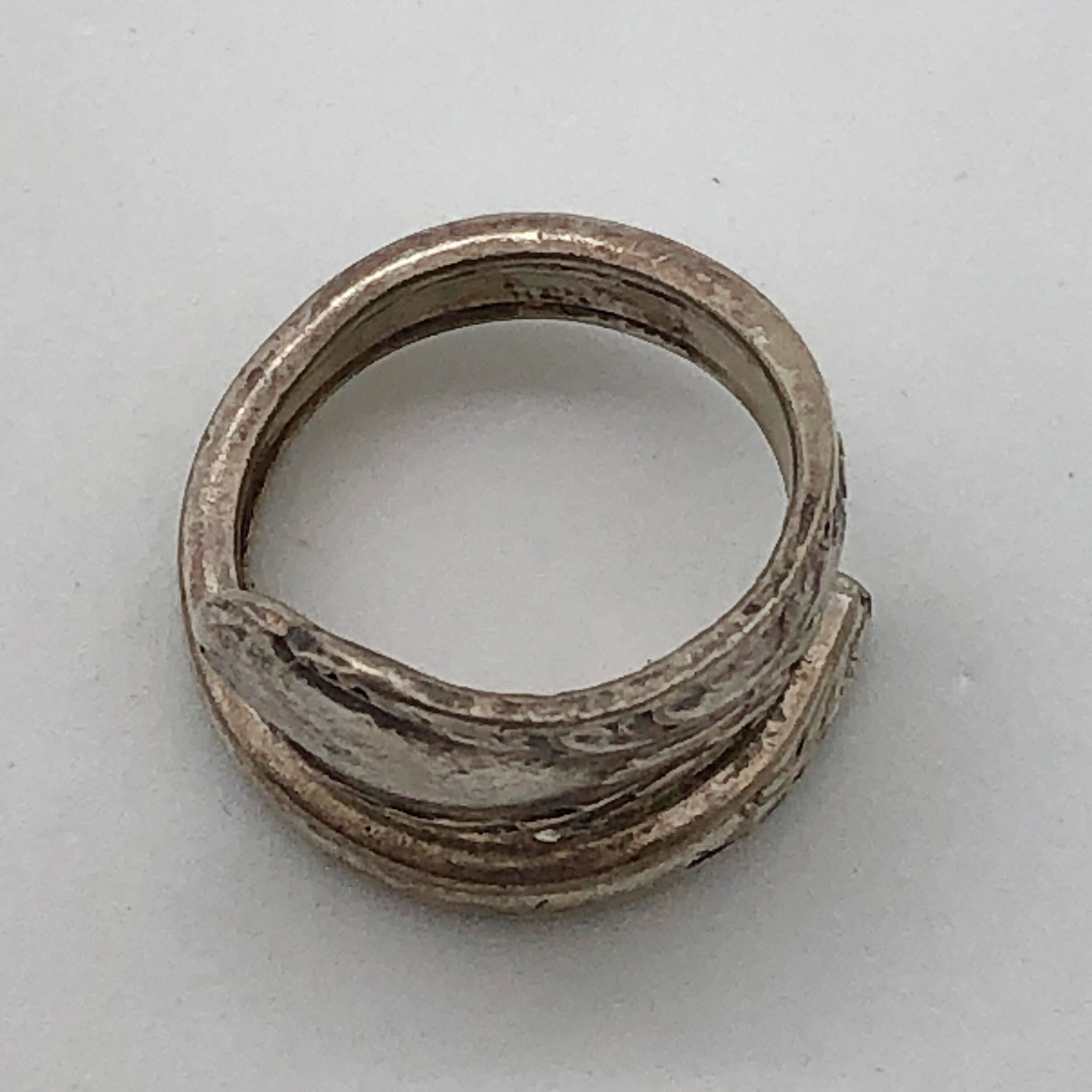 Silver Plated Spoon/Utensil Ring size 9.5 Vintage Utensil Etsy