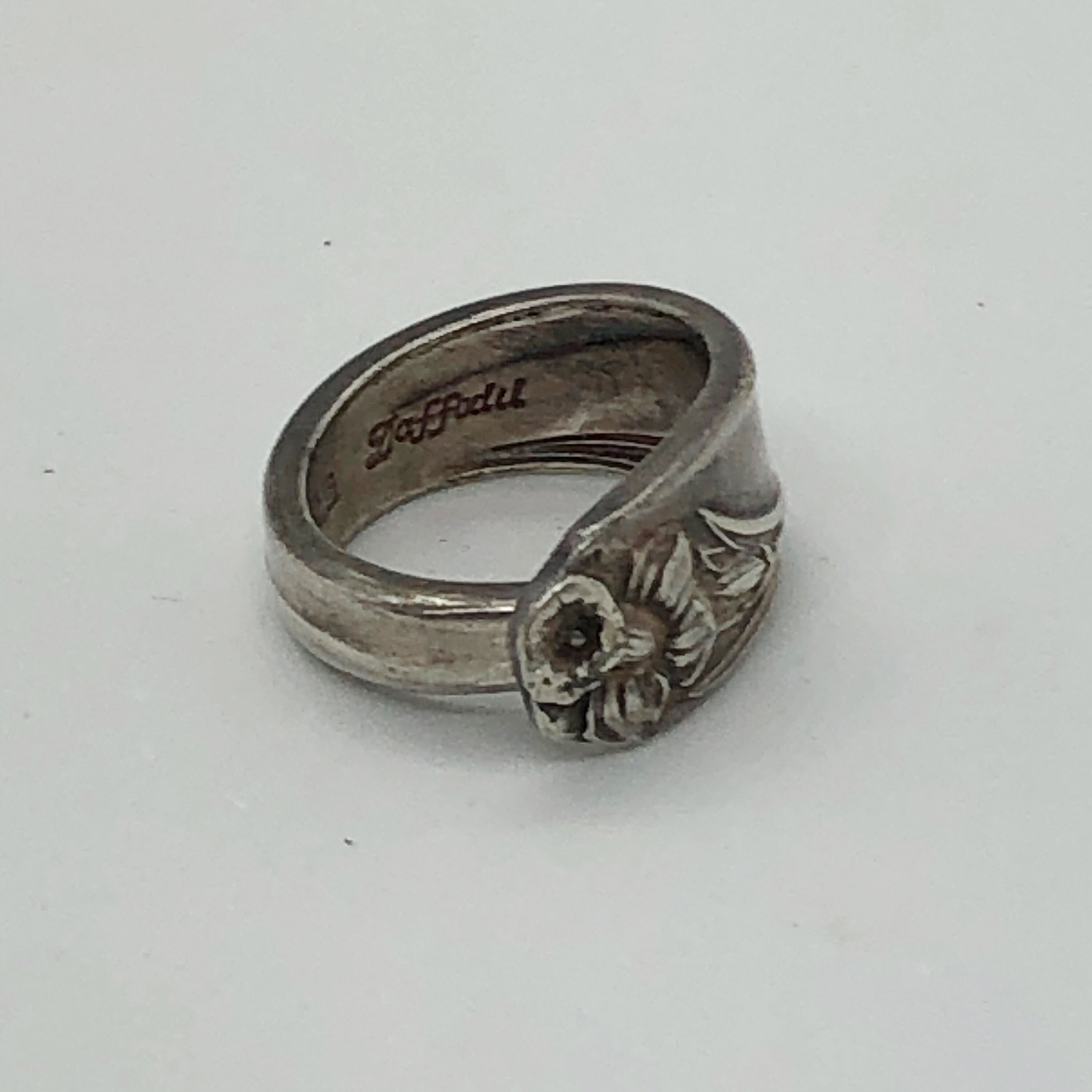 Silver Plated Spoon/utensil Ring Size 6 Vintage Utensil SPF6 Etsy UK