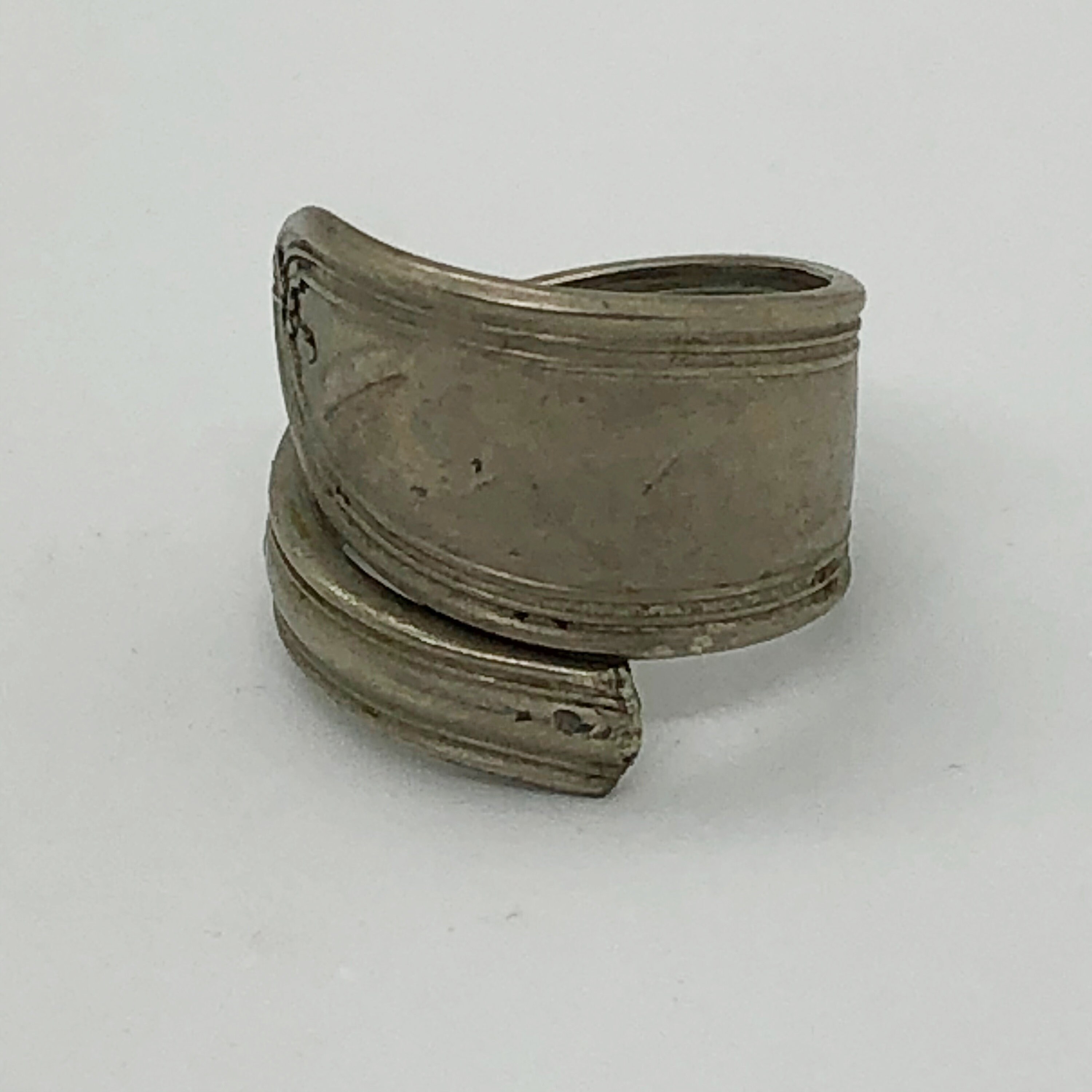 Silver Plated Spoon/utensil Ring Size 10 Vintage Utensil Etsy UK