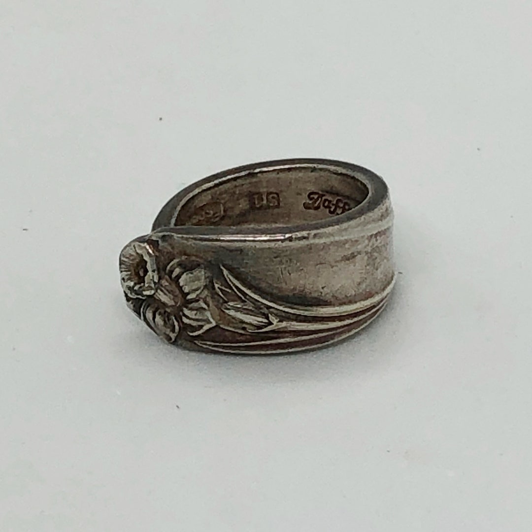 Silver Plated Spoon/utensil Ring Size 6 Vintage Utensil SPF6 Etsy UK