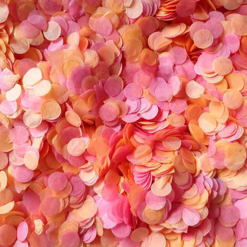 Juicy Fruit Confetti Circles