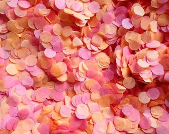 Juicy Fruit Biodegradable Paper Confetti – Sunset Wedding Vibes