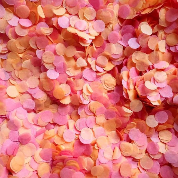 Juicy Fruit Biodegradable Paper Confetti – Sunset Wedding Vibes