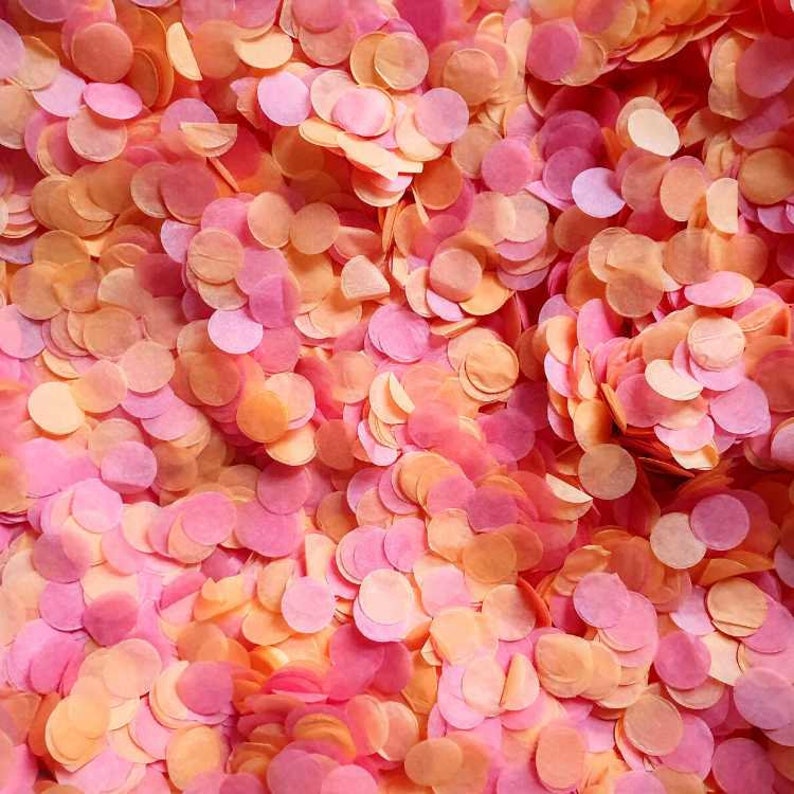 Juicy Fruit Confetti Circles
