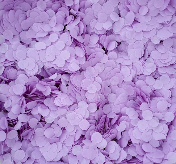 Lilac Confetti Biodegradable Paper Confetti, Lilac Wedding, Purple Wedding,  Pastel Party Confetti 