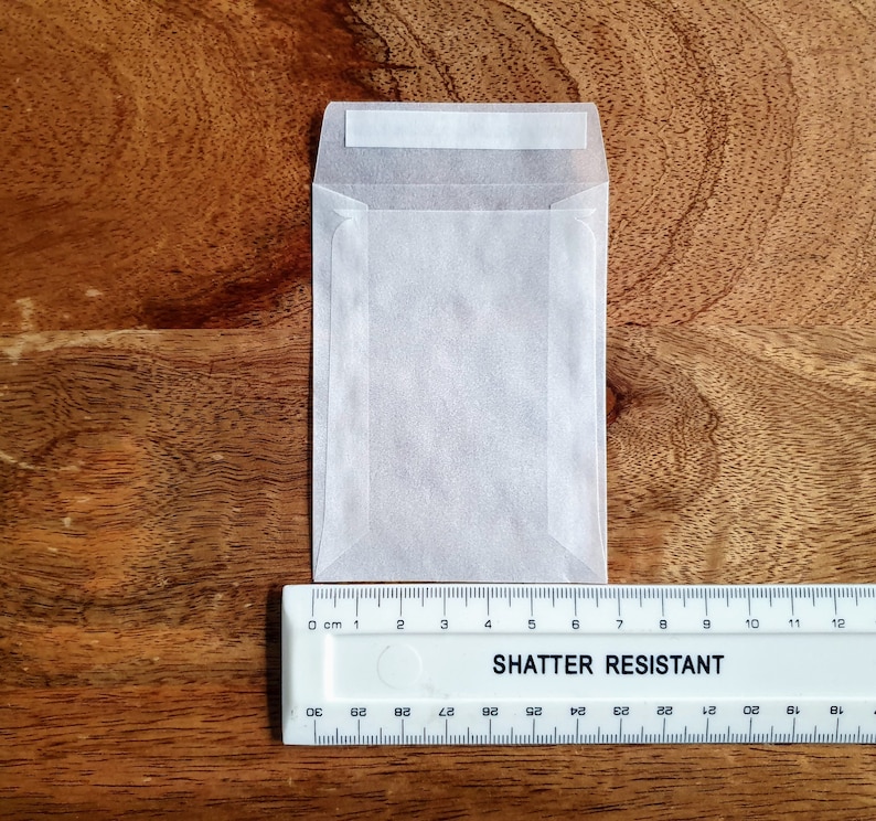 Set of 25 100 Glassine Confetti Envelopes off White Peel & Etsy UK