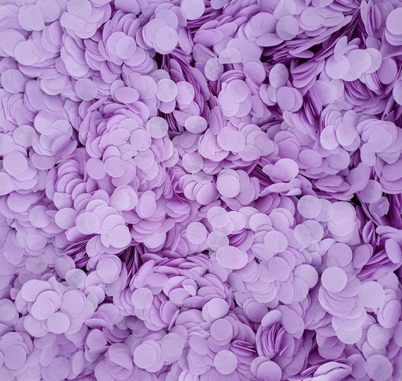Lilac Confetti Biodegradable Paper Confetti, Lilac Wedding, Purple Wedding,  Pastel Party Confetti 