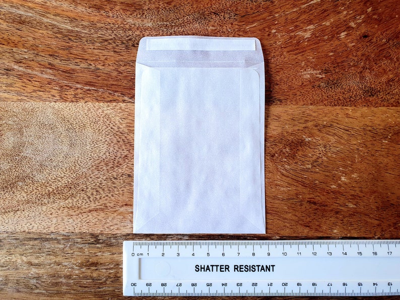 Set of 25 100 Glassine Confetti Envelopes off White Peel & Etsy UK