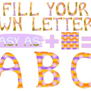 Canva Frames, Fill your own Letters, Canva Template, Canva Letters, fillable letter frames, Drag and Drop Alphabet, Editable Template