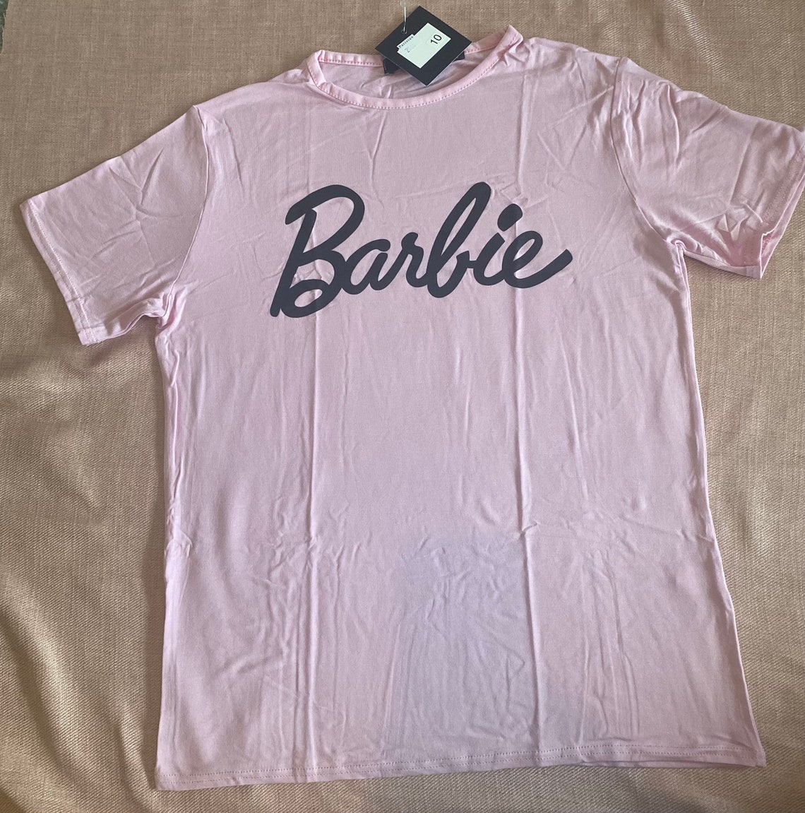 Women's Pink Barbie Slogan T Shirt Etsy