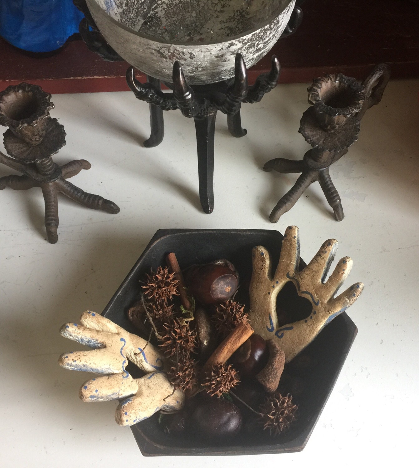 Handcrafted Folk Bowl Filler,Primitive Bowl Filler, Rustic Prim Decor