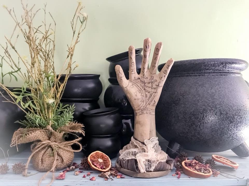 Palmistry Palm Reading Hand,Romantic Fortune Teller Decor