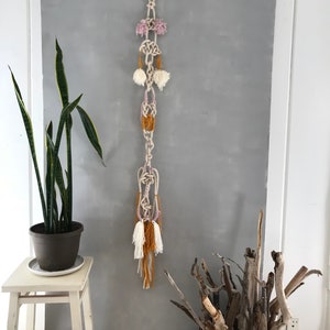 Medium Macrame Knotted Wall Hanging boho art nursery decor living room decor hygge wall art, gift for new home, yoga studio art