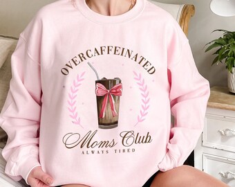 Camisa AlwaysTired del club de mamás coqueta con exceso de cafeína del día de la madre | Regalo del día de la madre para mamá | Camisa de mamá ? Camisa de vida de mamá