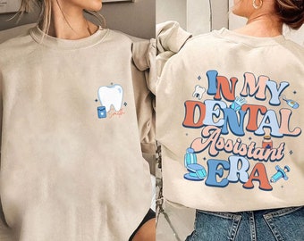 En mi camisa de la era del asistente dental, regalo personalizado para el dentista, camisa dental personalizada, camisa de higienista dental, regalo de graduación del dentista