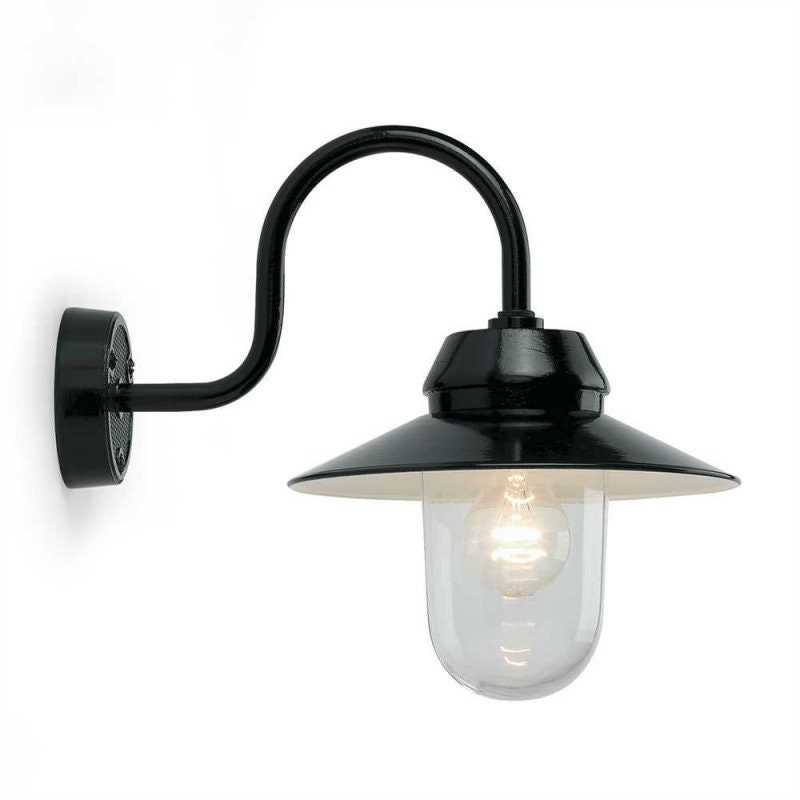 Outdoor gooseneck 2024 wall sconce