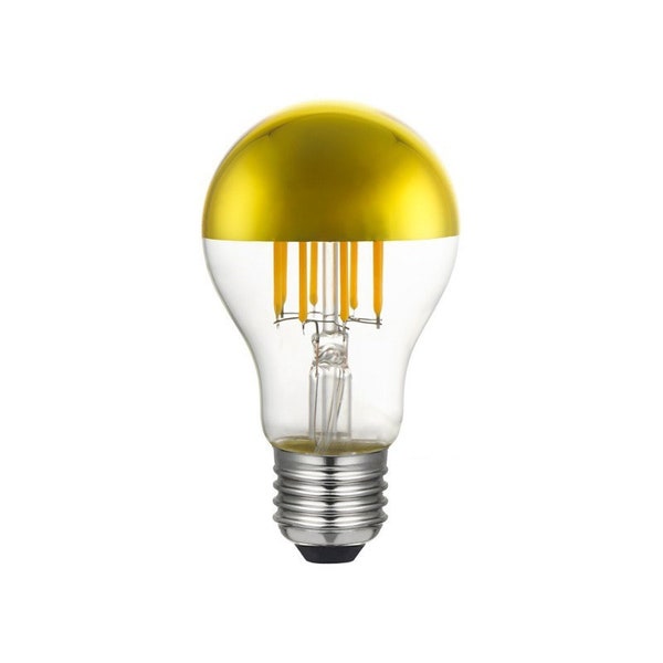 LED Bulb Drop A60 Half Golden Sphere 7W E27 Dimmable 2700K