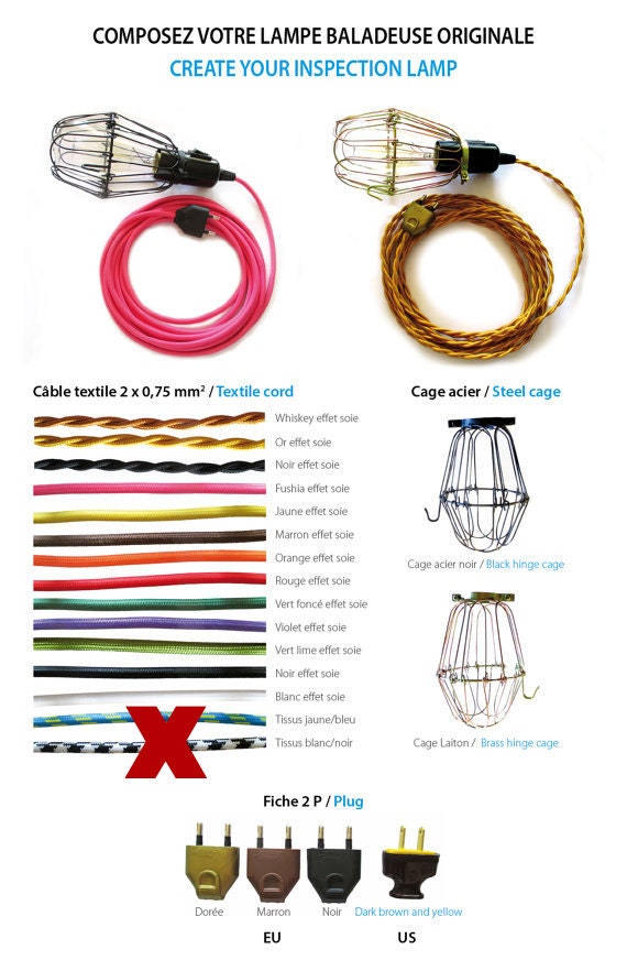 Lampe Style Scandinave - Composez Votre Lampe Baladeuse Au Design Simple et Élégant Utilisable en Su