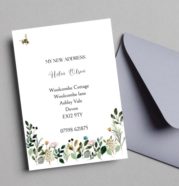 thumbnail image 2 of Change Of Address Cards – A6 Postcard Packs With Envelopes, Perfect For Moving House Announcements 2 of 14