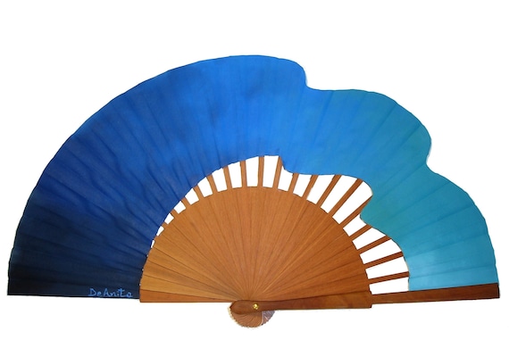 Hand Painted Fan/spain Fan/spain Hand Fan/flamenco Fan/gift - Etsy