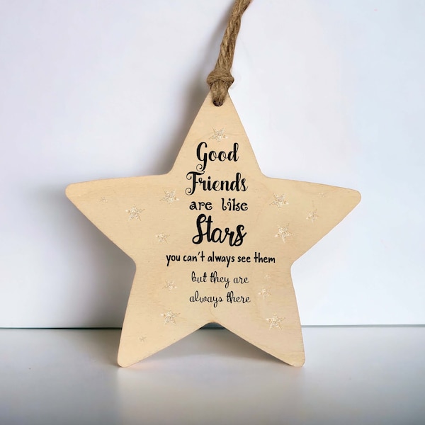 Good Friends are like stars gift , friendship gift , best friends gift , personalised gift , birthday gift friend , christmas gift friend