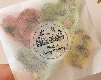 Plant in Loving Memory Seed Bomb Gift, Memorial Gift, Remembrance Gift, Wildflower Seeds, Sympathy Gift, Funeral Favour, Bereavement Gift