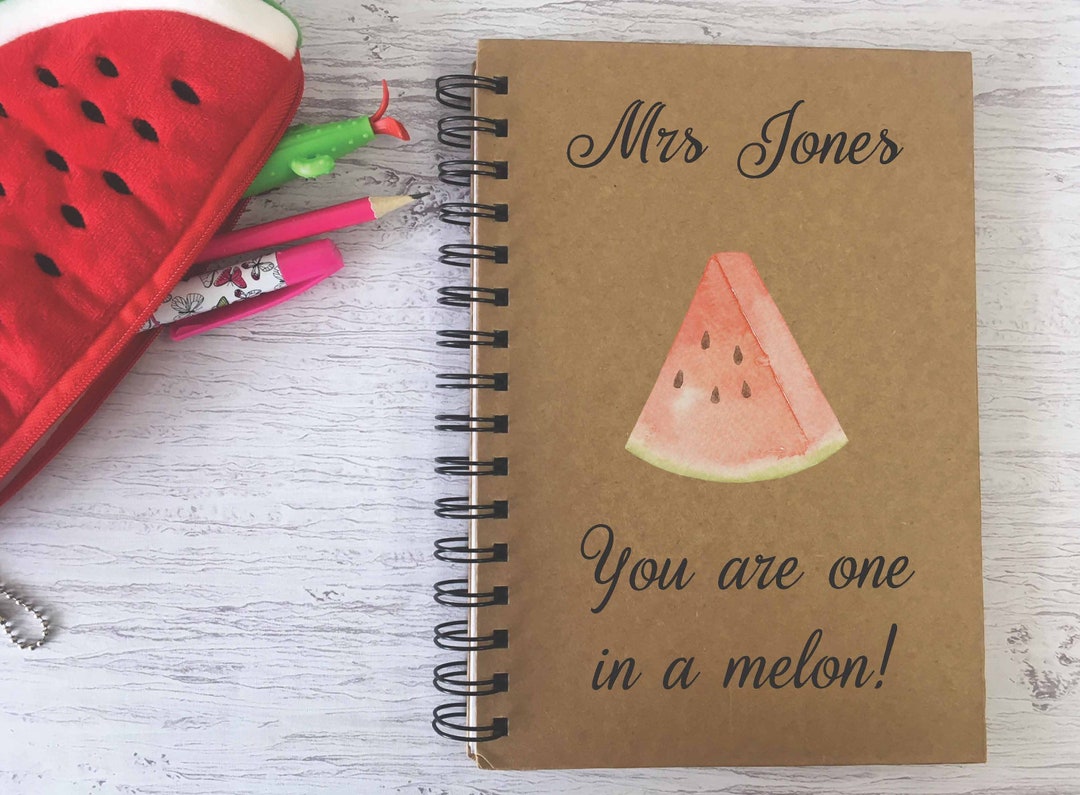 Personalised Lined Kraft Notepad Notebook Jotter Planner Diary Etsy