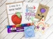 Teacher Gifts pack UK / Seed bombs / Wish Bracelet / Prints / Pencils Wooden magnet Chocolate Sweets Teabag Gift Wrapped with message DD2375 