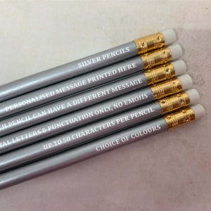 Personalised HB Pencils, personalized pencils, end year student gifts, custom pencils, teacher gifts, class gifts from teacher for children image 8