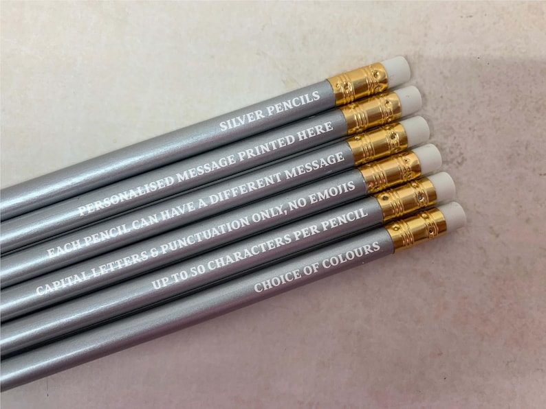 Personalised HB Pencils, personalized pencils, end year student gifts, custom pencils, teacher gifts, class gifts from teacher for children image 8