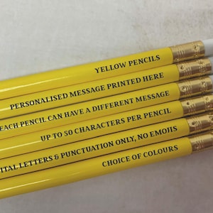 Personalised HB Pencils, personalized pencils, end year student gifts, custom pencils, teacher gifts, class gifts from teacher for children image 7