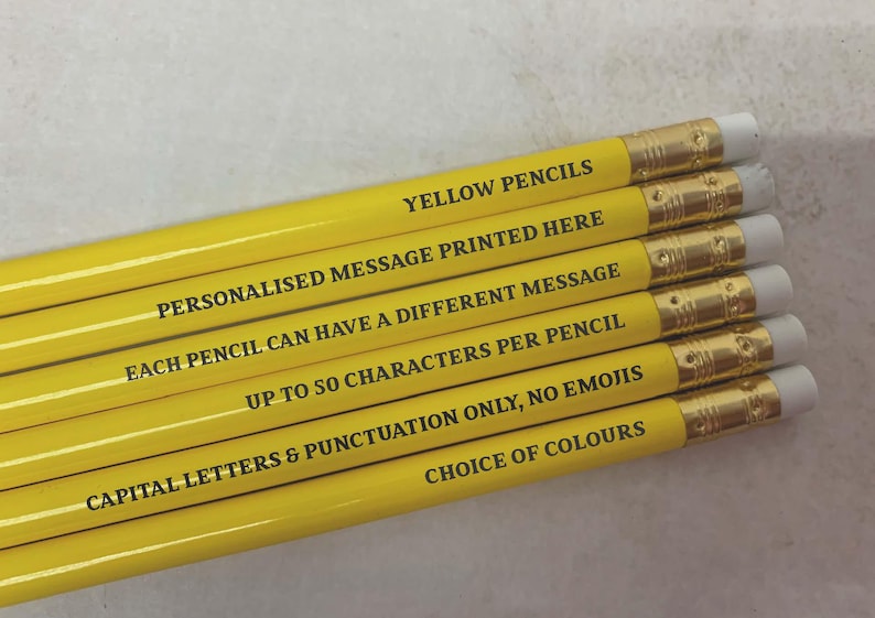 Personalised HB Pencils, personalized pencils, end year student gifts, custom pencils, teacher gifts, class gifts from teacher for children image 7