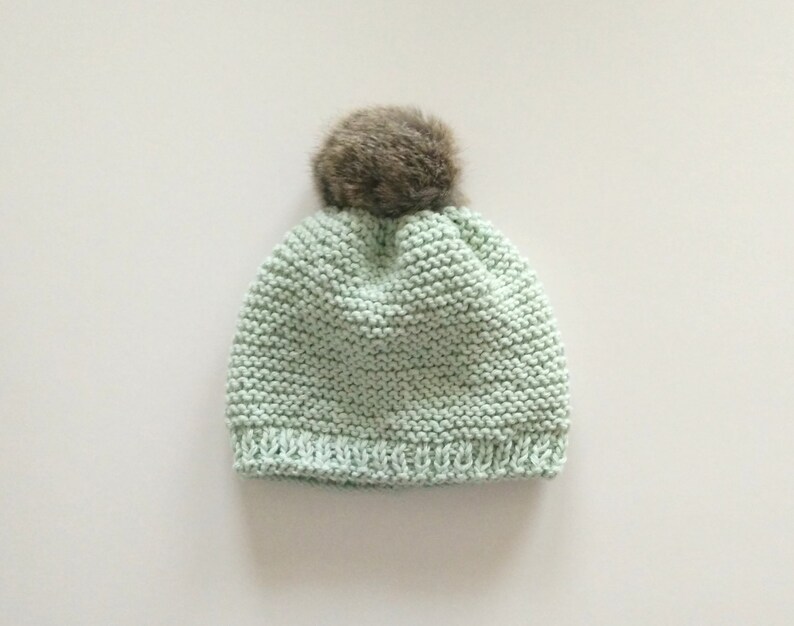 cotton baby beanie
