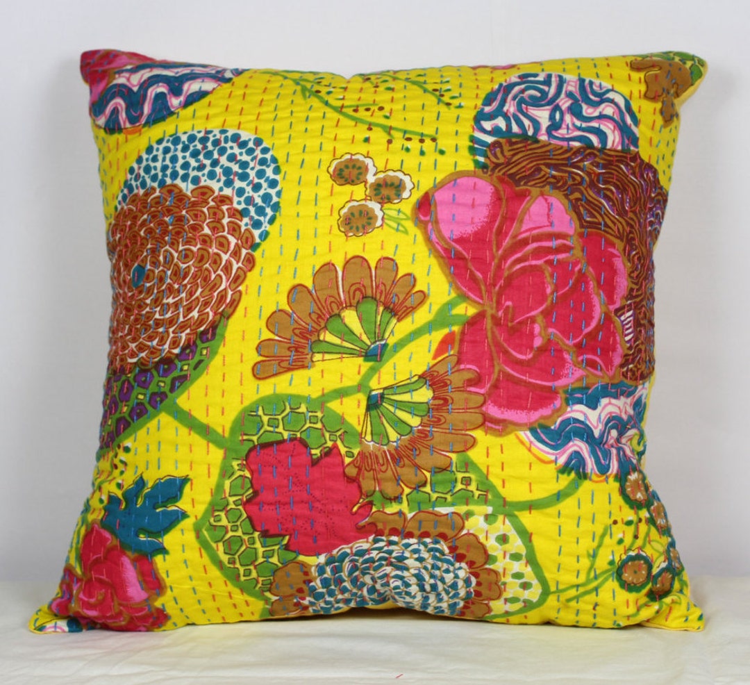 Indian Pillow Cover in 16x16 18x18 20x20 22x22 24x24 Etsy