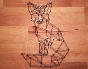 Fine String Art - "FOX" - Premium