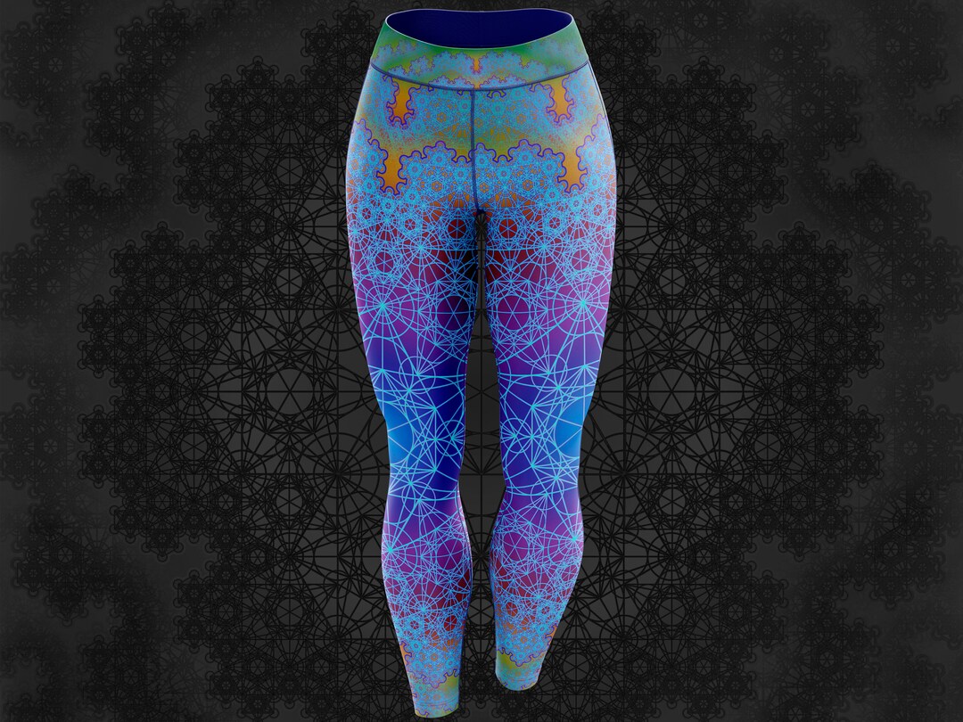 Fractal Metatron Earth Style Joggers