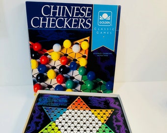 Vintage Chinese Checkers - Golden Classic Games