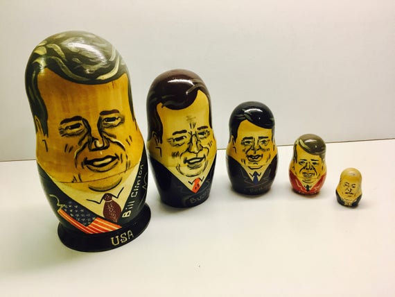 president nesting dolls