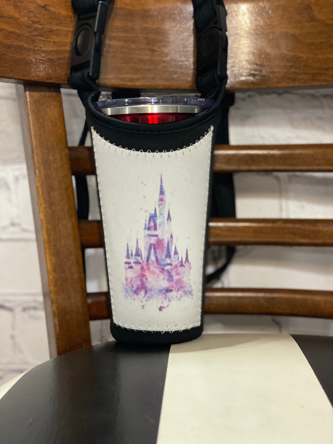 Cup Tote Fits Handlefree Disney Theme Park and Resort Cups. Hands Free