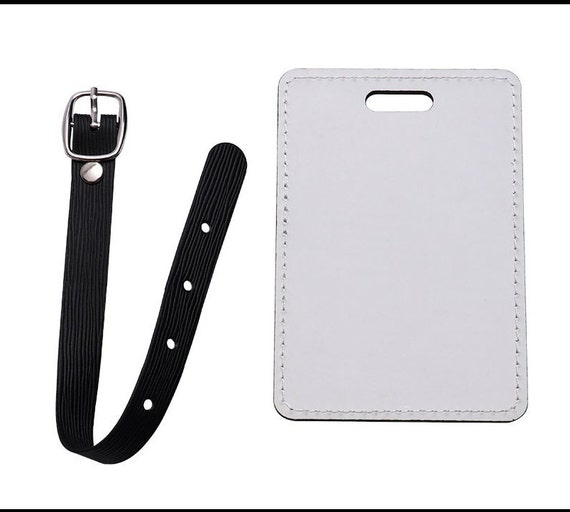 Sublimation Blank Luggage Tags Sub Leatherette. Double Sided Etsy