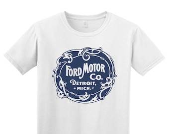 Vintage Ford Classic printed on High Quality Cotton t-shirt. Unisex tshirt, Novelty Funny trendy tee shirt.