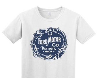 Vintage Ford Classic printed on High Quality Cotton t-shirt. Unisex tshirt, Novelty Funny trendy tee shirt.