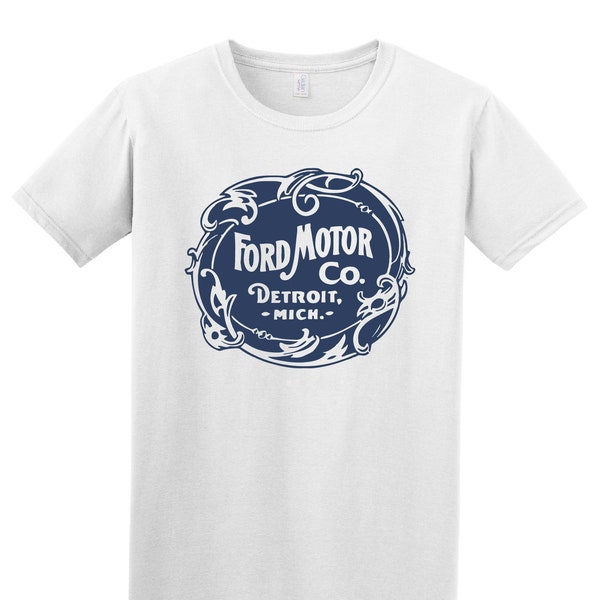 Camiseta de algodón de alta calidad con un Ford clásico vintage. Camiseta unisex, divertida y moderna.